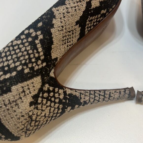 J.Crew Black White Gray 57046 / Mona Printed Pumps made‎ in Italy women’s 10 - Picture 11 of 12